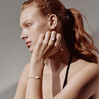 Chaine d'ancre Verso bracelet - Rose gold | Hermès USA